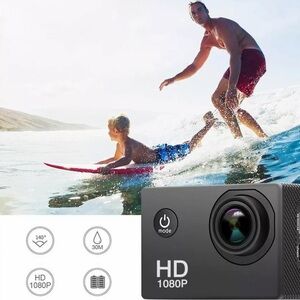 Action camera 12 MO 1080P 2 inch screen waterproof sports camera 120 degree new